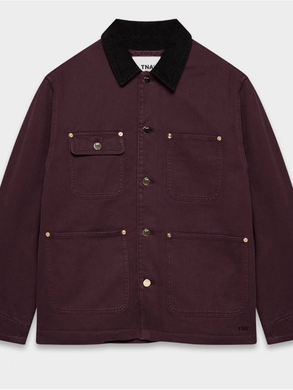 TNA Burgundy Barnett Chore Jacket